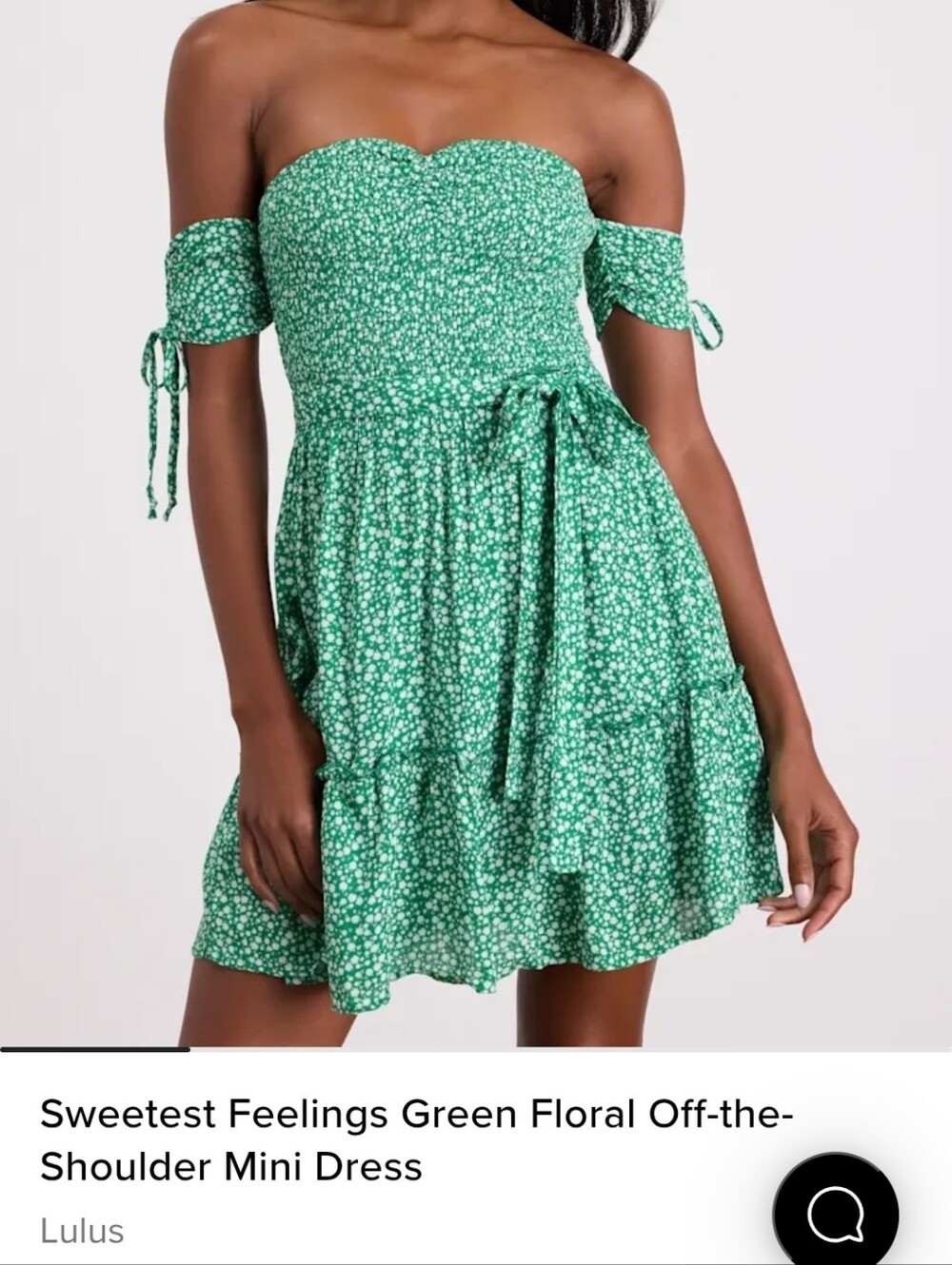 Lulus Off The Shoulder Mini Dress